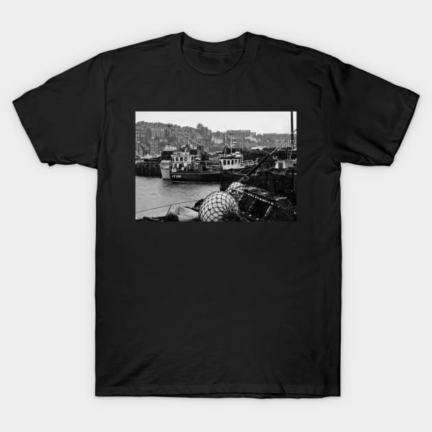 Whitby Harbour T-Shirt by Popstarbowser